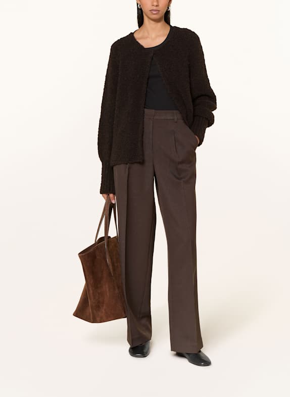 MILANO ITALY Trousers DARK BROWN