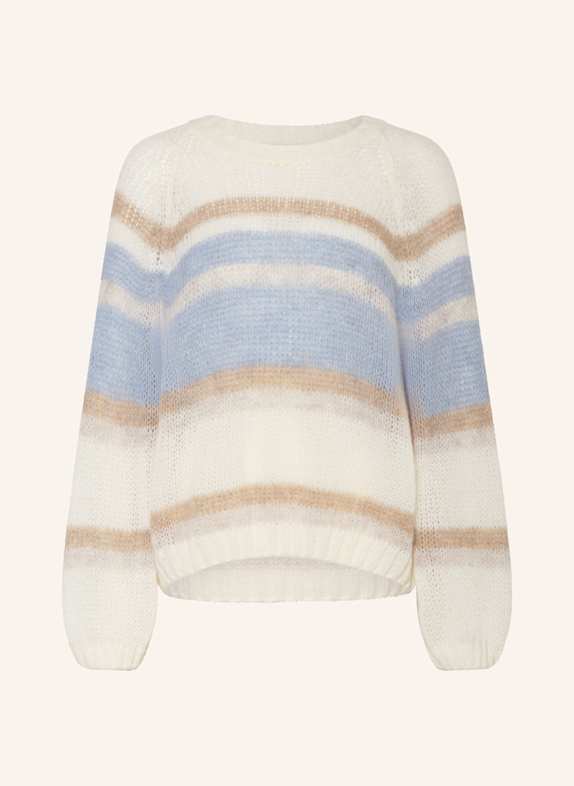 MILANO ITALY Sweater ECRU/ LIGHT BLUE/ TAUPE