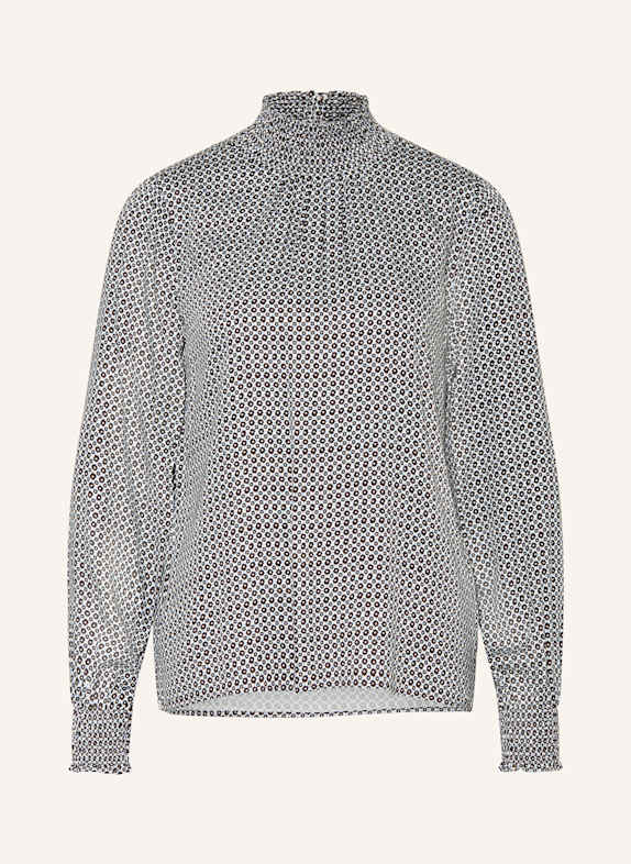 MILANO ITALY Shirt blouse WHITE/ BLACK/ LIGHT BLUE