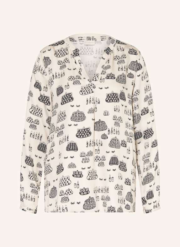 MILANO ITALY Blusenshirt CREME / SCHWARZ