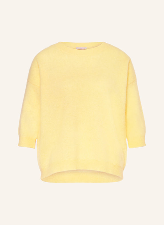 lilienfels Cashmere-Pullover mit 3/4-Arm GELB