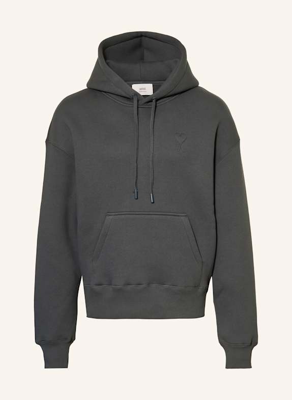 AMI PARIS Hoodie DUNKELGRAU