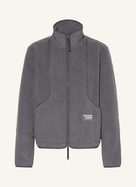 PAS NORMAL STUDIOS Fleecejacke OFF-RACE DUNKELGRAU