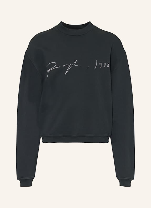 rough. Sweatshirt SCHWARZ