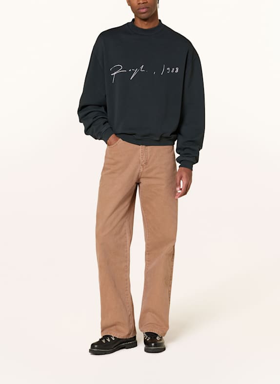 rough. sweatshirt ZWART