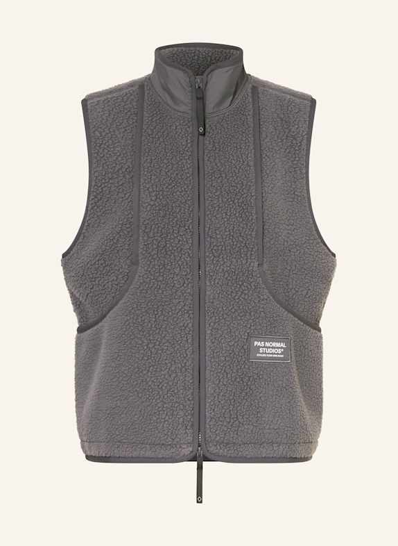 PAS NORMAL STUDIOS Fleeceweste OFF-RACE GRAU