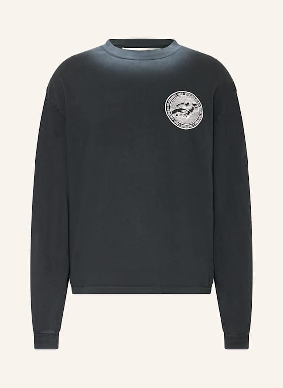 rough. Sweatshirt SCHWARZ