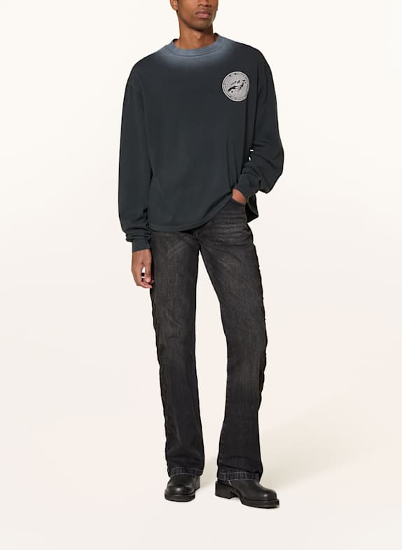rough. sweatshirt ZWART
