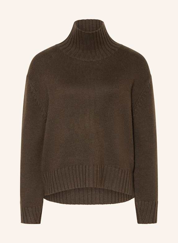 ALMADA LABEL Pullover NOLA mit Cashmere DUNKELBRAUN