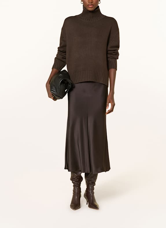 ALMADA LABEL Trui NOLA met kasjmier MARRON FONCÉ