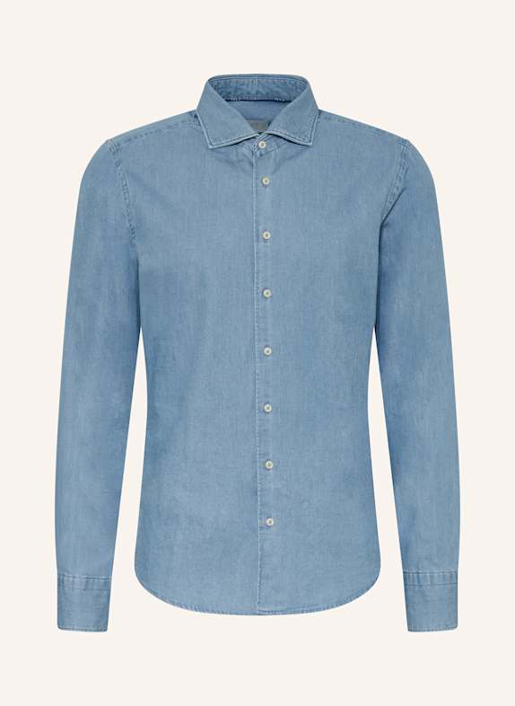 1863 by ETERNA Jeanshemd Slim Fit BLAU