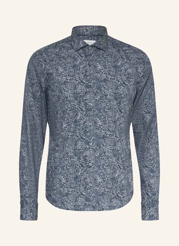 1863 by ETERNA Hemd Slim Fit DUNKELBLAU