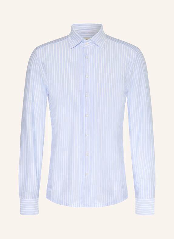 1863 by ETERNA Hemd Slim Fit HELLBLAU/ WEISS