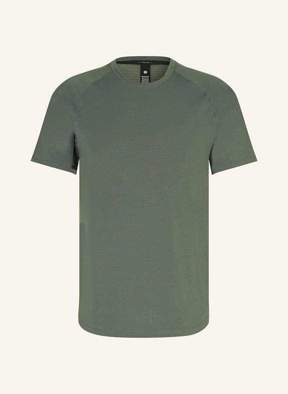 lululemon T-shirt LICENSE TO TRAIN ZIELONY