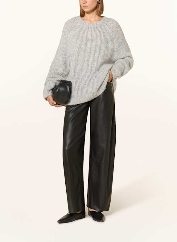 Smith & Soul Trui met alpaca ZILVER