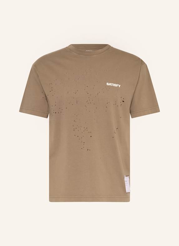 SATISFY Koszulka do biegania MOTHTECH™ KHAKI