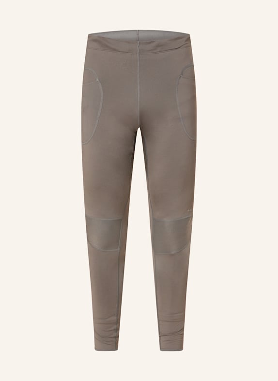 SATISFY Laufhose COFFEETHERMAL® CARGO TAUPE