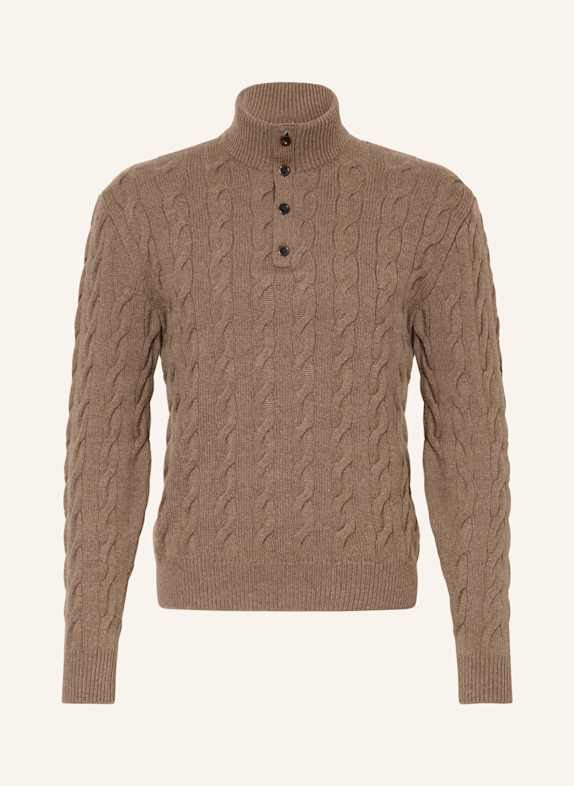 RALPH LAUREN PURPLE LABEL Cashmere-Troyer BRAUN