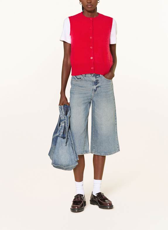 MRS & HUGS Strickweste aus Cashmere ROT