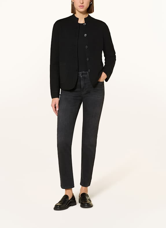OPUS PANTS Rechte jeans MELLY BASE 70244 washed black