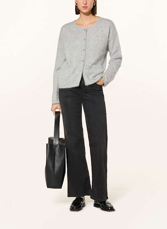 OPUS PANTS Wide Leg Jeans MELLY 70244 washed black