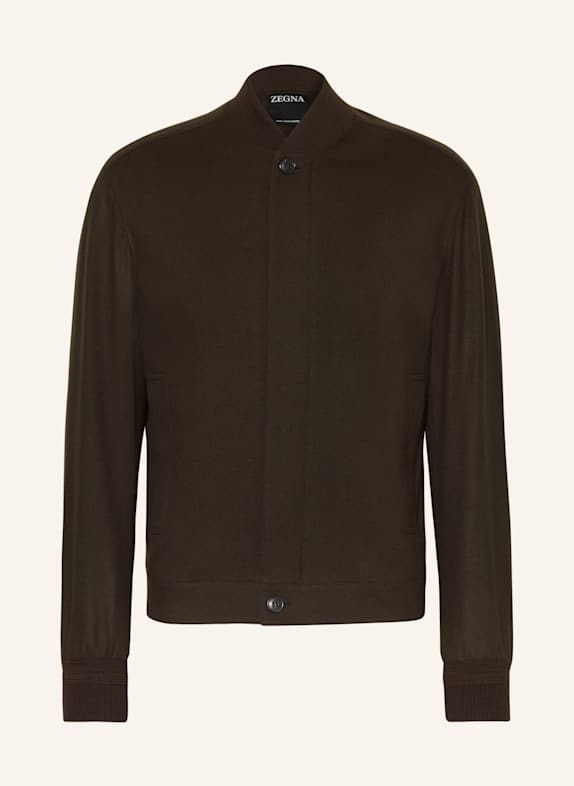 ZEGNA Cashmere-Blouson DUNKELBRAUN