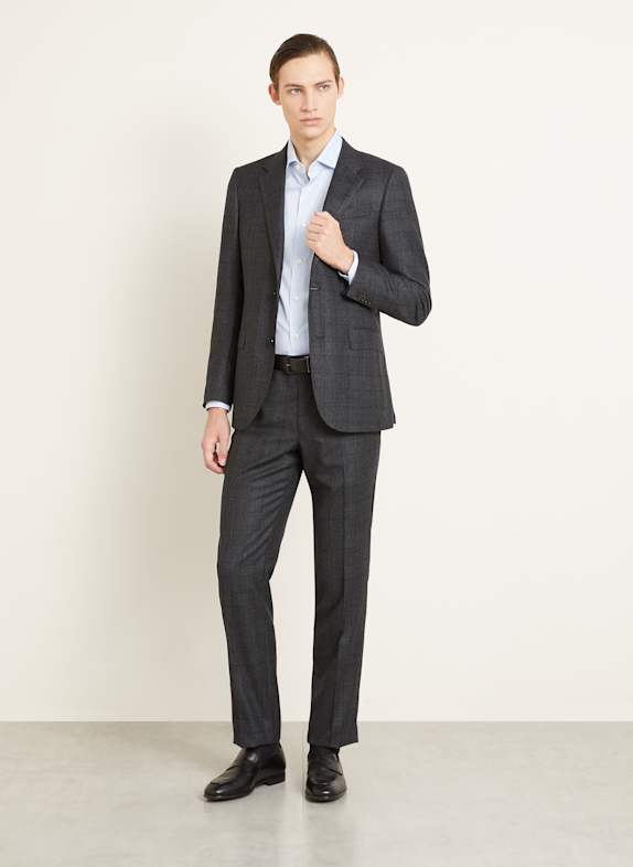 ZEGNA Košile Slim Fit TMAVĚ MODRÁ