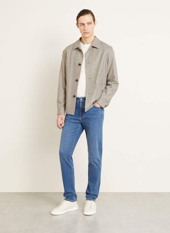 ZEGNA Jeans CITY Slim Fit 002 Stone Washed