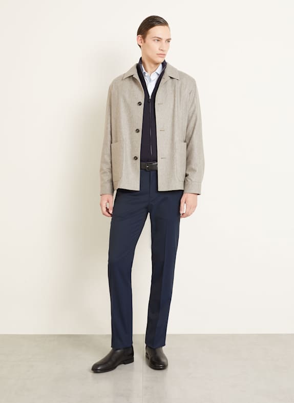 ZEGNA Broek Regular Fit DONKERBLAUW