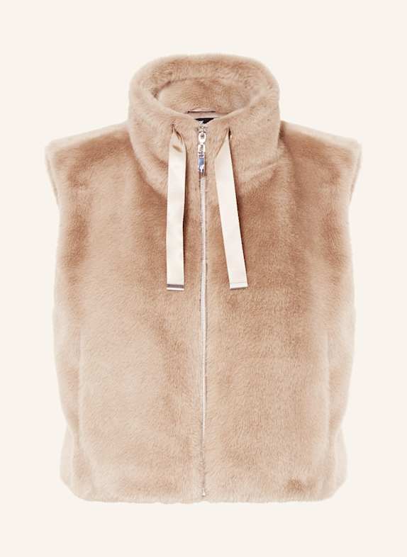 monari Kunstfell-Weste BEIGE