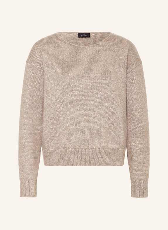 monari Pullover mit Glitzergarn TAUPE