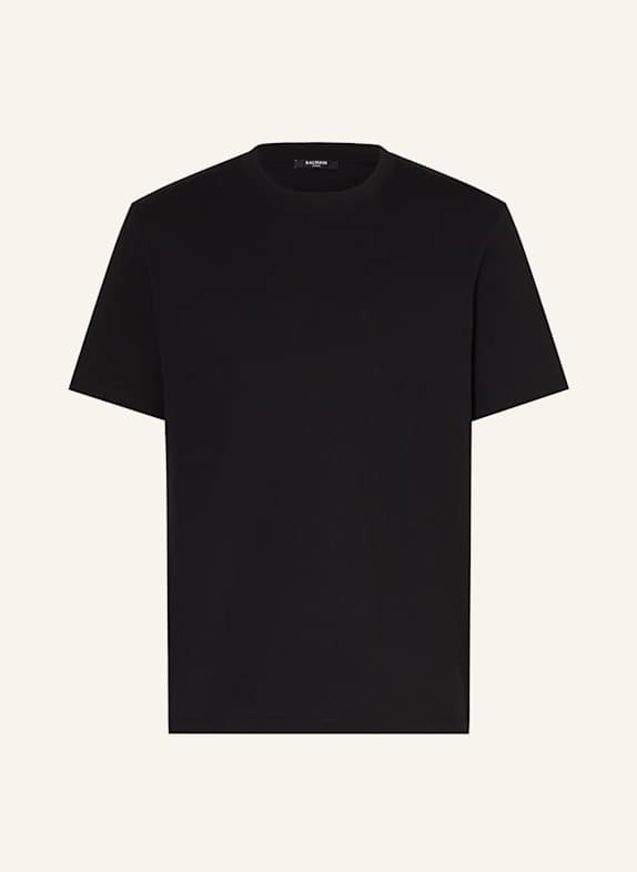 BALMAIN T-Shirt SCHWARZ / WEISS