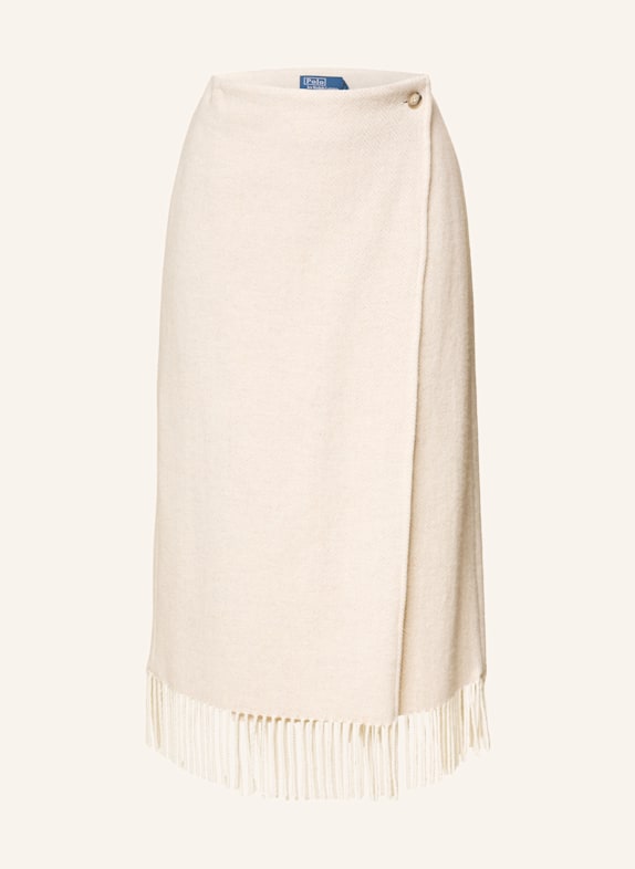 POLO RALPH LAUREN Strickrock in Wickeloptik CREME