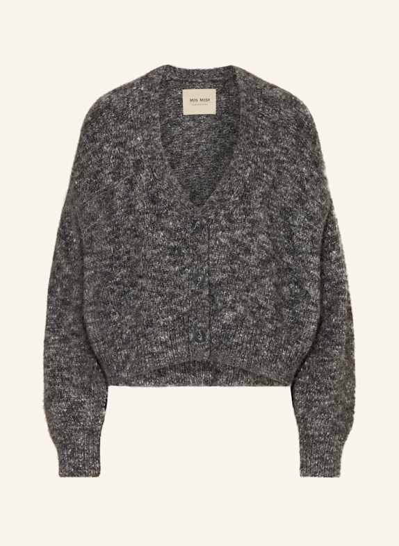 MOS MOSH Strickjacke MMZELA mit Alpaka TAUPE / HELLGRAU