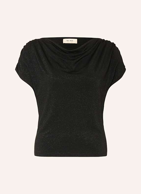 MOS MOSH Top MMSHIMA mit Glitzergarn SCHWARZ