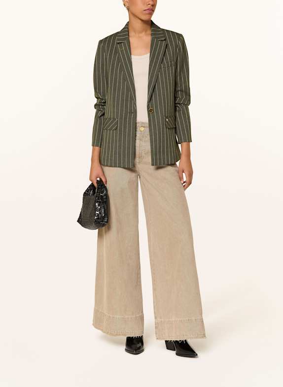 MOS MOSH Blazer MMELLY PRIA GROEN / WIT / OLIJF