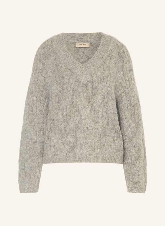 MOS MOSH Pullover MMUNNUR HELLGRAU