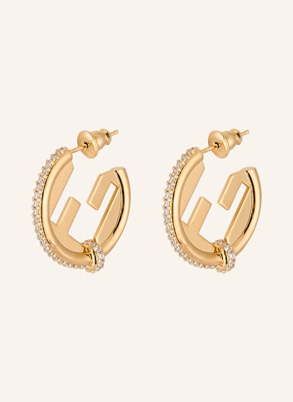 FENDI Creole earrings EVERROUND GOLD