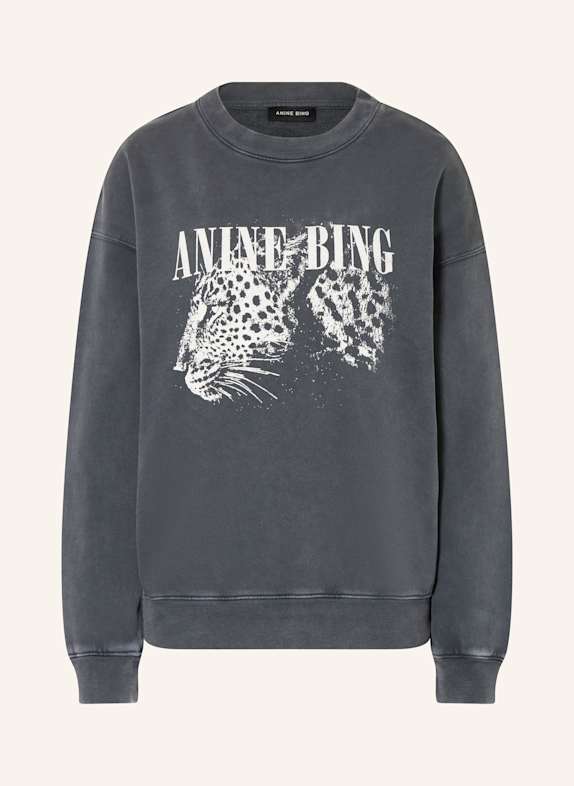 ANINE BING Sweatshirt SPENCER DARK GRAY/ LIGHT GRAY