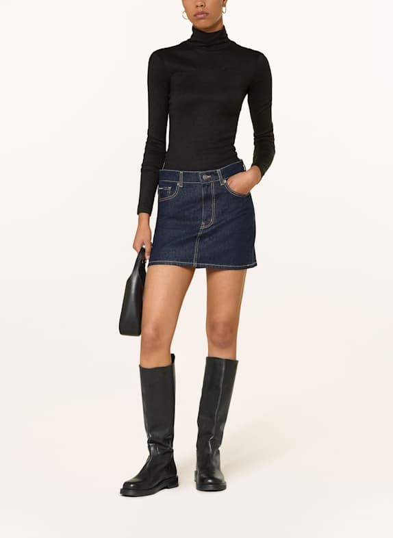 GUESS Bluză cu mânecă lungă LICIA cu pietre decorative NEGRU