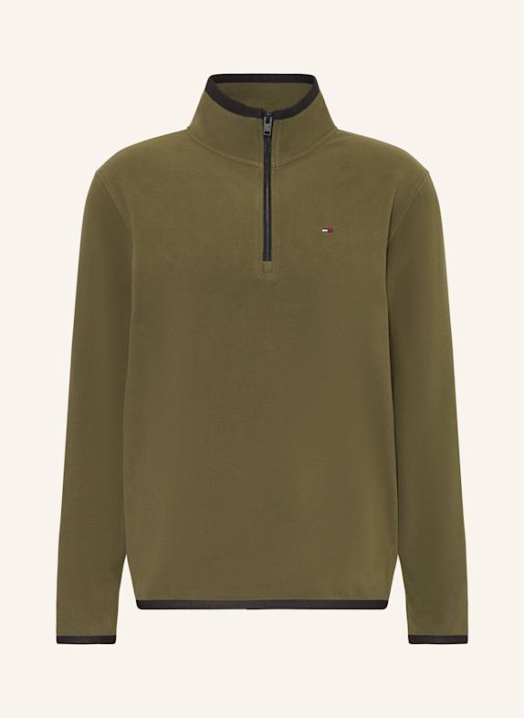 TOMMY JEANS Fleece-Troyer OLIV
