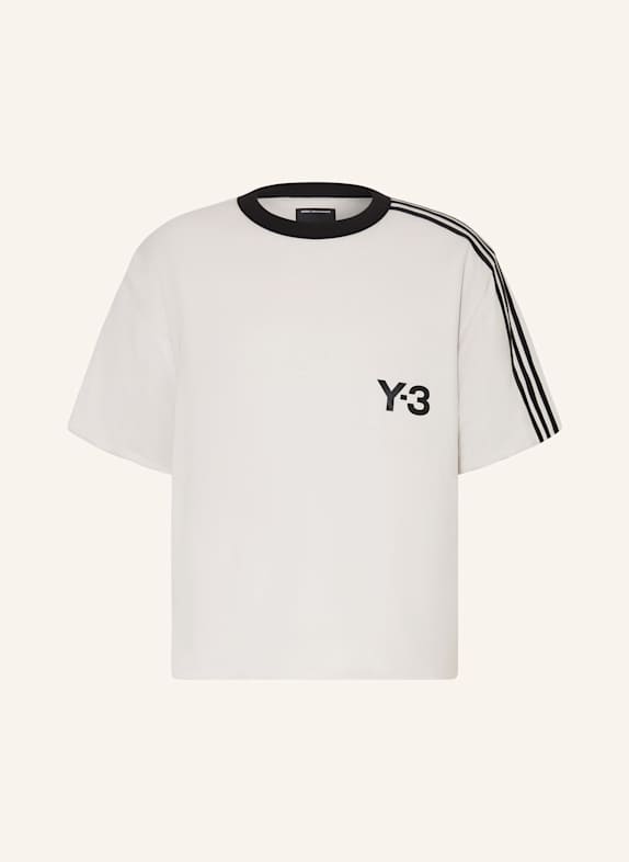 Y-3 T-Shirt PADDED HELLGRAU / SCHWARZ