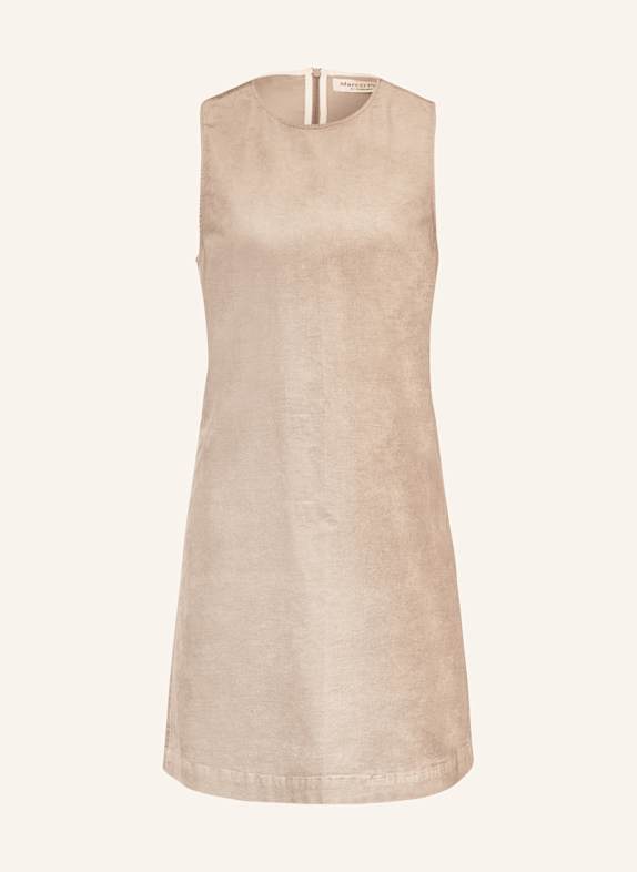 Marc O'Polo Samtkleid HELLBRAUN