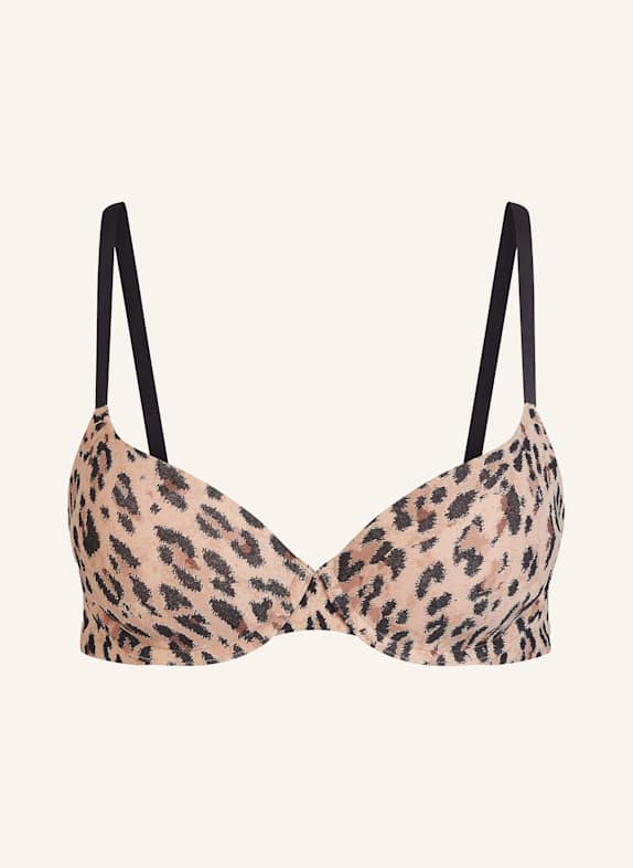 SKIMS T-shirt bra FITS EVERYBODY SIENNA JAGUAR PRINT