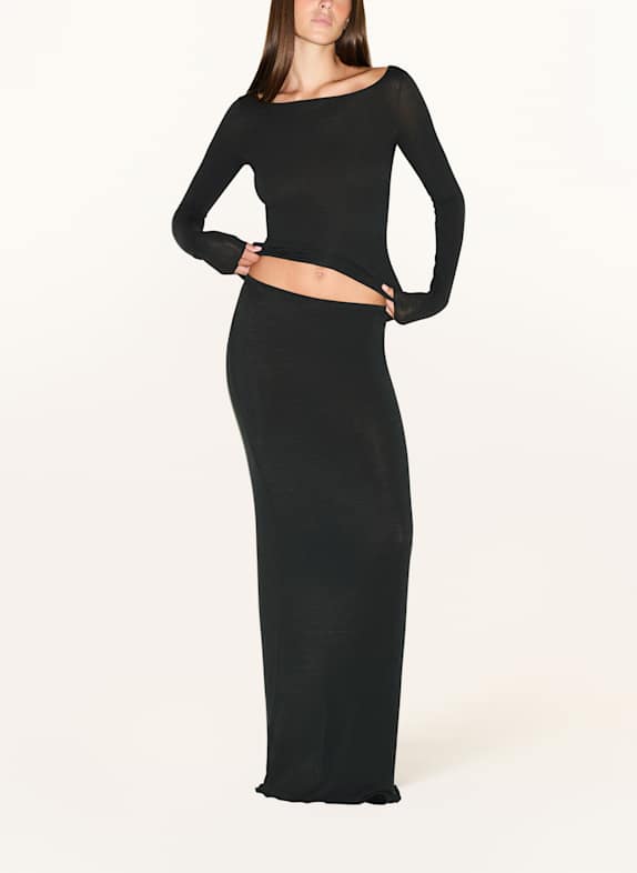 SKIMS Lounge-rok SHEER MODAL ONYX