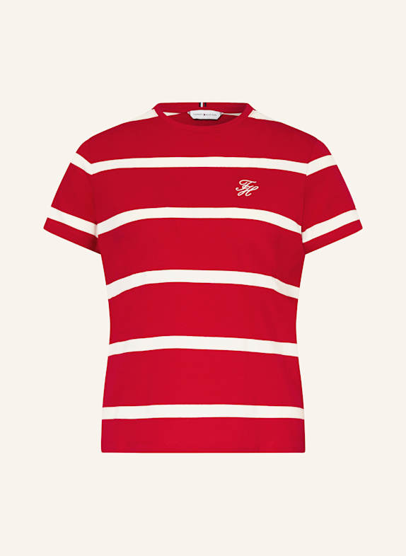 TOMMY HILFIGER T-shirt RED / WHITE