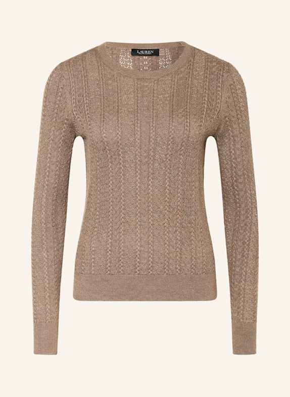 LAUREN RALPH LAUREN Svetr ČERNOŠEDÁ