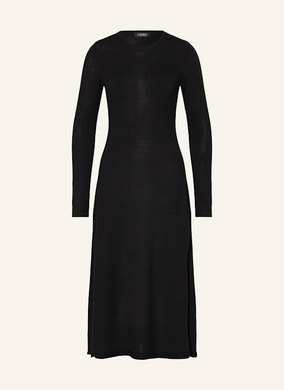 Blejzry a saka Pletené šaty ČERNÁ