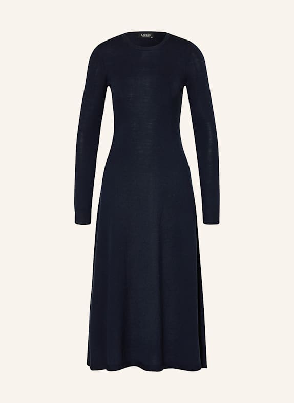 Blejzry a saka Pletené šaty TMAVĚ MODRÁ