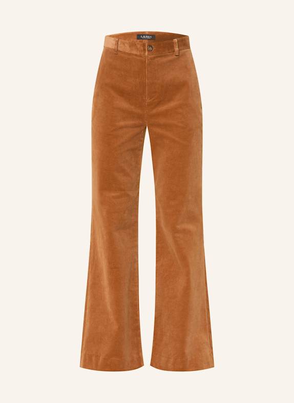 Kč pro nové zákazníky Manšestrové kalhoty TMAVĚ ORANŽOVÁ